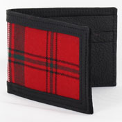 Tartan Wallet, Scottish Leather, Scott Tartan